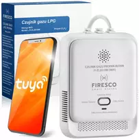 LPG Propano-Butano Dujų Detektorius Firesco JY-ZL2010W su WiFi ir Tuya programėle