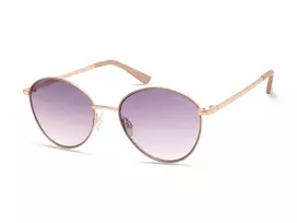 KENNETH COLE moteriški akiniai nuo saulės KC1375-5528T vėžlio kiauto rėmeliu, rudi gradientiniai lęšiai, 55 mm