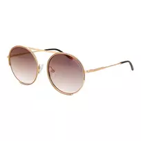 ANA HICKMANN Moteriški Akiniai Nuo Saulės HI3082-5401A Drugelio Formos Acetato Rėmelis Pilki Gradientiniai Lęšiai 54mm