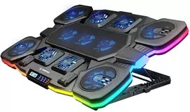 Rampage GLACIERS50 Gaming Laptop Cooling Stand 14-17 inch, 2600RPM, Black
