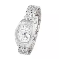 CHRONOTECH CT7930LS-39M Moteriškas kvarcinis analoginis laikrodis 26mm sidabrinis nerūdijantis plienas