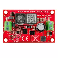 DC/DC keitiklis ATTE ASUC-100-AD0-OF 100W 12V 8.3A DIN bėgiui