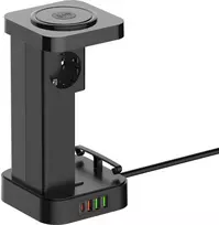 Newell GaN Power Cube 8in1 Įkrovimo Stotelė su Belaidžiu Įkrovikliu