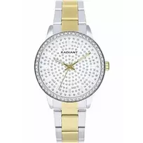 RADIANT moteriškas laikrodis RA578203 38mm nerūdijantis plienas rožinis auksas