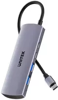 UNITEK USB-C Hub 4-in-1 USB-C 10Gbps, 2x USB-A and 2x USB-C, Space Grey