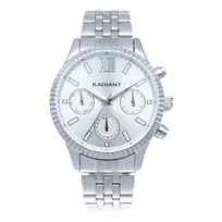 RADIANT Vyriškas analoginis kvarcinis laikrodis RA589701 44mm nerūdijantis plienas juodas ciferblatas