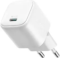 Joyroom Travel Charger Mini GaN Fast Charger Type-C, PD 30W, White (JR-TCG15)