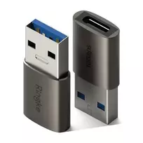 Ringke Converter USB Male To Type-C Female (2pcs) Gunmetal