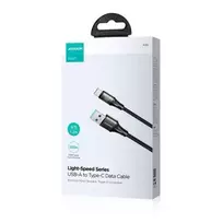 Joyroom Light-Speed Series USB-A į USB-C laidas, 100W, 1,2m, juodas (S-A25)