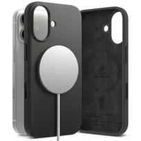 Ringke iPhone 17 Case Silicone Magnetic Black