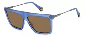 Polaroid PLD6179SFLLSP Vyriški stačiakampiai poliarizuoti akiniai nuo saulės 58mm