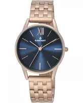 RADIANT Moteriškas Laikrodis RA438202 35mm Sidabrinis Nerūdijančio Plieno Milano Tinklelio Apyrankė