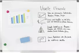 GENIE XXL Pro Whiteboard 900 x 600 mm Magnetinė sauso trynimo lenta