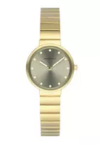 RADIANT Moteriškas laikrodis RA521203 (28 mm) – nerūdijančio plieno tinklelio dirželis, baltas ciferblatas