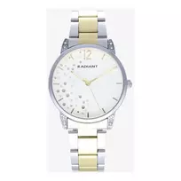 RADIANT Vyriškas Kvarcinis Analoginis Laikrodis RA615203 36mm Juodas Ciferblatas Dirbtinės Odos Dirželis