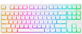 Rampage Ghost TKL mechaninė klaviatūra su Huano Red jungikliais, balta