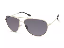 Kenneth Cole Vyrų stačiakampiai akiniai nuo saulės KC2971-6032A - Juodas rėmelis, pilki lęšiai, 60 mm