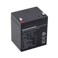 AGM Battery EUROPOWER Series EP 12V 5Ah T1 (Lifespan 6-9 Years)