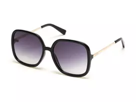 Kenneth Cole moteriški akiniai nuo saulės KC2981-5601B – juodas rėmelis, pilki lęšiai, 56 mm