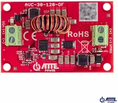 ATTE DC/DC keitiklis AVC-30-120-OF 24V į 12V 30A 360W žeminamasis keitiklis