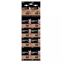 DURACELL Basic AAA šarminė baterija LR03 1,5V, lizdinė pakuotė po 20 vnt.