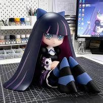 Panty & Stocking with Garterbelt  Anime Figure Pvc Q version Stocking·Anarchy Figures Anime Gift Collection Series Model As shown