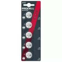 DURACELL Procell CR2032 3V ličio monetinė baterija (5 vnt. lizdinė pakuotė)