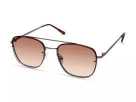 Kenneth Cole Vyrų KC1399-5608F Stačiakampiai Akiniai Nuo Saulės – Juodi/Pilki 56mm