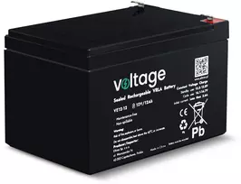 AGM akumuliatorius Voltage 12V 12Ah VE12-12 (tarnavimo laikas 6-9 metai)
