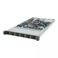 Gigabyte R164-AG0-AAV1 1U Rack Server, Single Socket SP5, AMD EPYC 9004, 12x DDR5, 4x 3.5 inch Hot-Swap, 2x 800W Redundant PSU