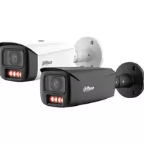 DAHUA IPC-HFW5659T1-ASE-PV-0360B-PRO-BLACK 6MP Bullet IP kamera su šilta šviesa, aktyviu atgrasymu, 3.6mm objektyvu, IP67, juoda