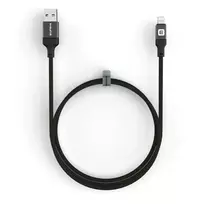 Evelatus USB-A to Lightning kabelis 1,2 m (MFi11CL) Aliuminio korpusas Pintas Juodas