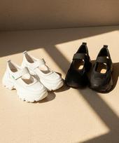 [CLLIB] ATYP Standing Sneakers 6.5CM CL0501 (Ver.2)Ghost Black-235
