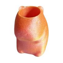 Cute Pen Holder Standing Capybara Holder, Animal Desk Organizer for Pens Makeup Fresh Blue Brushes, Large Capacity Pencil Stand Office Home,