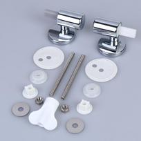 1 Set Toilet Soft Close Hinges Seat Hinge Replacement Toilet Lid Hinges Fixing Connector Bathroom Accessories