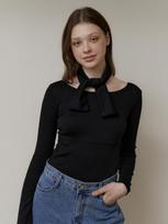 Kinder Baby [Set] Black Muffler Sleeve Top Black/Free