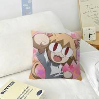 Neco Arc F-F-Funny M-Meme  Pillowcase toon Gift Cushion Cover Bedroom Home Sofa Chair Seat Decor pillow case 30x30cm