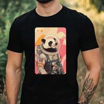 T-Shirt Herren Dachs als Astronaut Motiv Baumwolle Größe XS bis 5XL XXXL