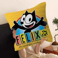 Classic Cartoon F-Felix Aimation Personalized Pillow Dust Cover Bedroom Kids Party Decoration Pillowcase Birthday Children Gift 30x30cm