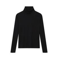 Jambangi Women'S) Tr Spandex High-Neck T-Shirt (Slim Fit)_Am3Wts655-Bk Black/90
