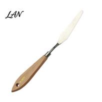 Acrylic Painting Tool Oil Scraper, Stainless Steel Palette Knives with Wood Handle Paint Spatula for Mixing Scraping And Layering Art Supplies Knife K