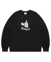 Maha Grid It’S Time To Ls Tee Black(Mg2Efmt564A) Black/M