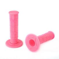 Motocross Pit Dirt Bike Brake Hand Grips Soft Rubber Motorbike Handle Bar Motorcycle Handle Grips rožinė