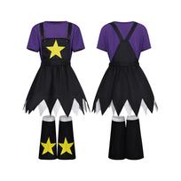 Children's Princess Role-Playing Costumes for Halloween Stage Performances 110 violetinė