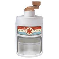 Ice Shaver with Ice Cup Retro Style turn the Easy to No Batteries Home Showa Era Retro Ice Shaver h019 [Tokyo Deco] Hand-cranked - [Just handle!]