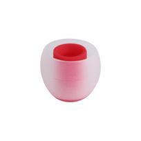 3.8mm Universal Replacement Headphone Silicone Ear Tips In-ear Earphone Earbuds Ear pads cushion M balta/raudona