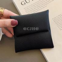 Japanese and Korean lychee pattern bread-shaped card holder, cash driver's license card holder, Korean style simple coin purse juoda