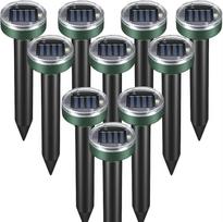 Rain-proof Solar Ultrasonic Vibration Mouse Repellent Snake Repellent Plant Diseases and Insect Pests Lawn Garden Led Light 1