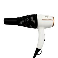 Shernbao Wearable Neck Pet Hair Force Dryer for Dog Cat with Drying Grooming and Deshedding Nozzle Kit balta