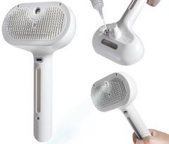 Steamy Cat Brush Pet Spray Hair Comb White 180*52*32mm